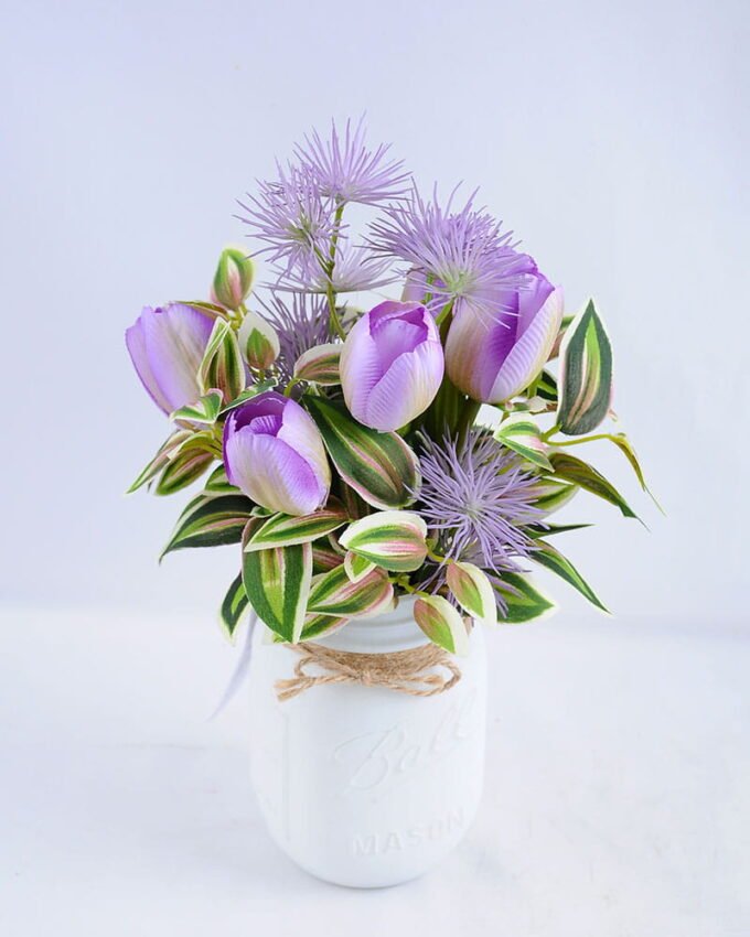 Artificial Flower 17*17*28.5cm tulip in Glass GS-03319177