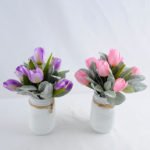 Artificial Flower 20*20*26.5cm tulip in Glass GS-03319201