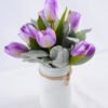 Artificial Flower 20*20*26 Artificial Flower 20*20*26.5cm tulip in Glass GS-03319201