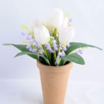 Artificial Flower 25*21*25cm tulip in Paper pot GS-03319103-P1