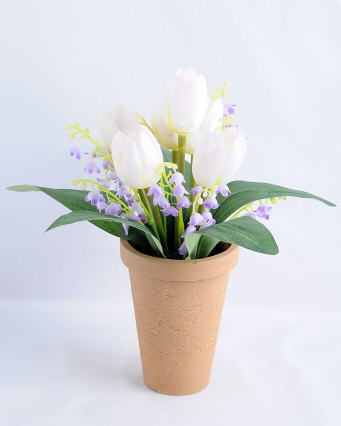 Artificial Flower 25*21*25cm tulip in Paper pot GS-03319103-P1 1 Artificial Flower 25*21*25cm tulip in Paper pot GS-03319103-P1
