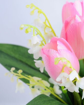 Artificial Flower 25*21*25cm tulip in Paper pot GS-03319103-P2