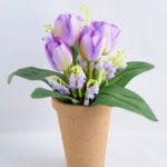 Artificial Flower 25*21*25cm tulip in Paper pot GS-03319103-Z1