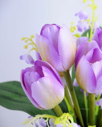 Artificial Flower 25*21*25cm tulip in Paper pot GS-03319103-Z1