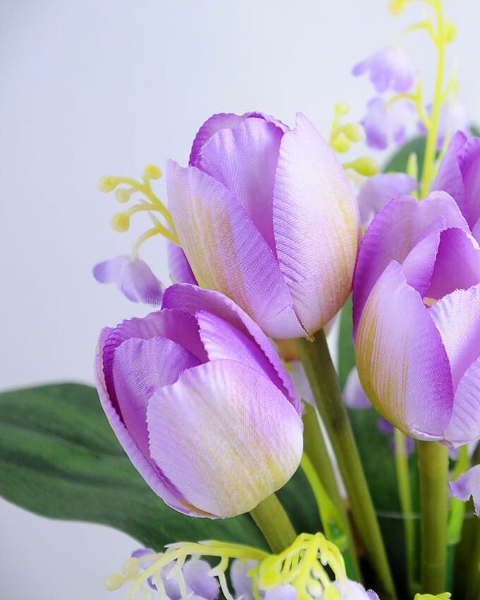 Artificial Flower 25*21*25cm tulip in Paper pot GS-03319103-Z1
