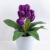 Artificial Flower 26*26*26cm tulip in Tin pot GS-03319084-Z1