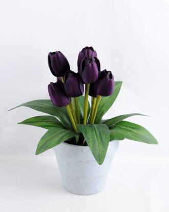 Artificial Flower 26*26*26cm tulip in Tin pot GS-03319084-Z3