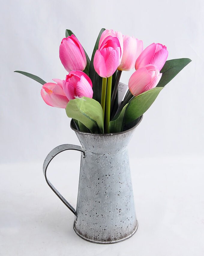 Artificial Flower 22*19*29cm tulip in Tin pot GS-03319206-P1