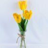 Artificial Flower 13*13*46CM tulip*3 in glass pot with fake water GS-52719016+F-Y1 1 Artificial Flower 13*13*46CM tulip*3 in glass pot with fake water GS-52719016+F-Y1