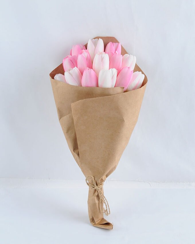 Artificial Flower 19*40cm tulip wedding bouquet GS-03319228-P1