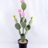 Artificial Plant 32*21*single cactus with flower in Plastic pot GS-03319041-P1
