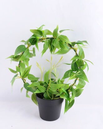 Artificial Plant 28*14*31cm Leaves in Plastic pot GS-03319029