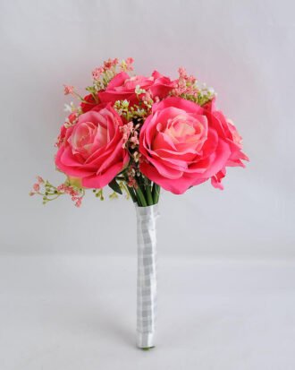 Artificial Plant 20*28CM ROSE BABYSBREATH BOUQUET*15 GS-53519010-R2