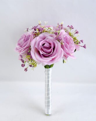 Artificial Plant 20*28CM ROSE BABYSBREATH BOUQUET*15 GS-53519010-Z1