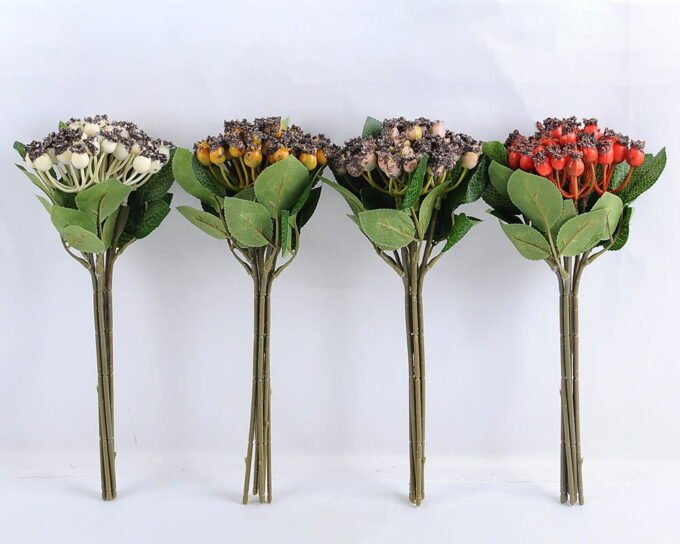 Artificial Flower 14*28CM BERRY BUSH*5 GS-36619025CONTI-P1