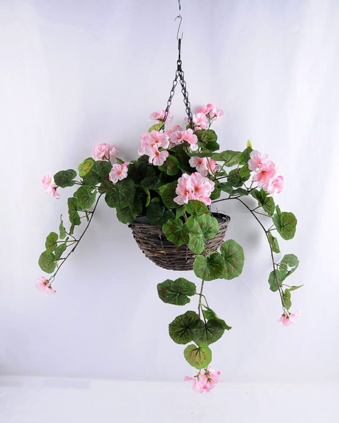 Artificial Flower 46*60*82CM Begonia In Basket GS-52719048
