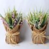 Artificial Flower 20*19*26CM Bell flower in linen wrapped GS-52819019-P1