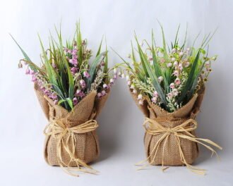 Artificial Flower 20*19*26CM Bell flower in linen wrapped GS-52819019-P1 Potted Flowers&Plants YeahFlower is one of Chinese leading OEM manufacturers and exporters , supplying the silk flowers, wholesale artificial trees Artificial Flower 20*19*26CM Bell flower in linen wrapped GS-52819019-P1