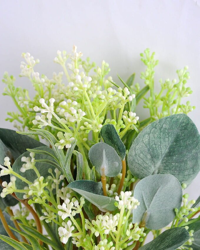 Artificial Flower 17*36CM Eucalyptus+berry*4 GS-49519001