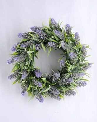 Artificial Flower D:30CM Lavender garland GS-54419005 WREATH YeahFlower is one of Chinese leading OEM manufacturers and exporters , supplying the silk flowers, wholesale artificial trees Artificial Flower D:30CM Lavender garland GS-54419005