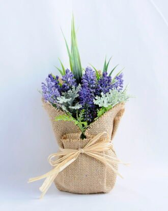 Artificial Flower 17*13*29CM Lavender with linen wrapped GS-52819011