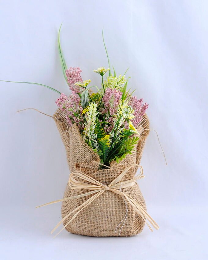 Artificial Flower 21*15*27CM Lavender with linen wrapped GS-52819012