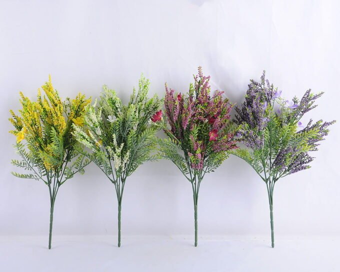 Artificial Flower 24*37cm Lavender&Flower Bush*5 GS-52819016-R1