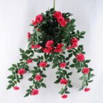 Artificial Flower 40*69CM Mini Rose Hanging GS-54519003-R1