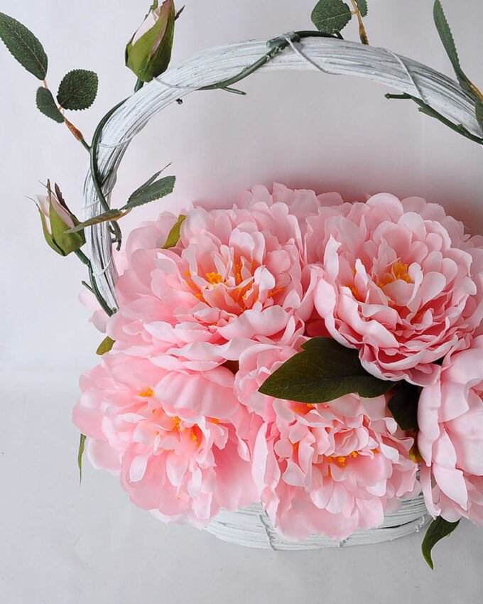 Artificial Flower 34*24*40CM Peony In Basket GS-06919044 3 Artificial Flower 34*24*40CM Peony In Basket GS-06919044