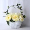 Artificial Flower 40*26*42CM Peony In Basket GS-06919045