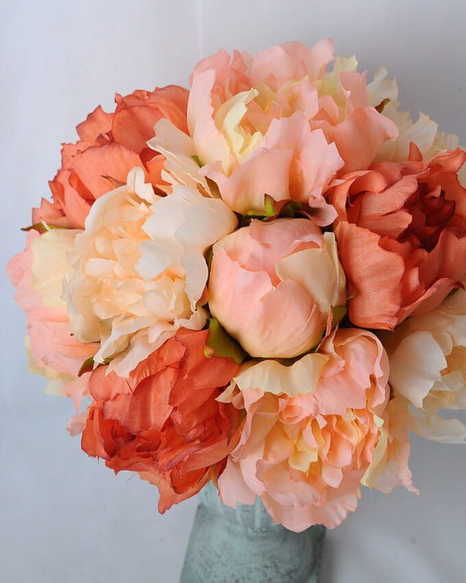 Artificial Flower 22*22*32CM Peony In Paper Pot GS-06919058-C1
