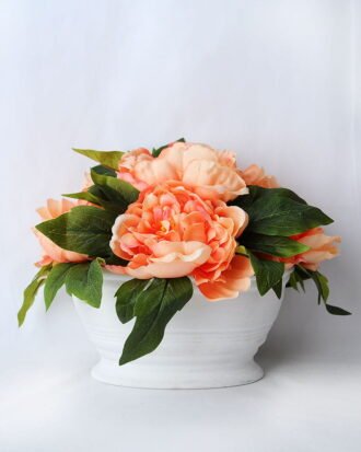 Artificial Flower 28*21*23CM Peony In Paper Pot GS-06919059-C1