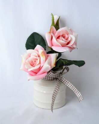 Artificial Flower 16*13*19CM Rose In Ceramic Pot GS-06919041-P1 Potted Flowers&Plants YeahFlower is one of Chinese leading OEM manufacturers and exporters , supplying the silk flowers, wholesale artificial trees Artificial Flower 16*13*19CM Rose In Ceramic Pot GS-06919041-P1