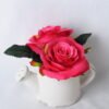 Artificial Flower 18*13*13CM Rose In Ceramic Pot GS-06919042-R1