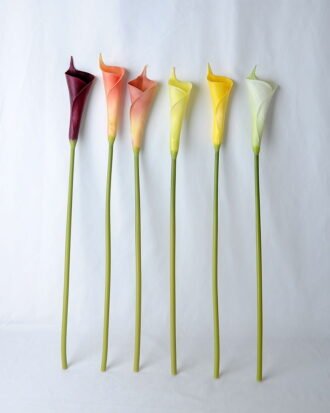 Artificial Flower 7*66CM Single Calla Lily GS-55919002 Single Flowers YeahFlower is one of Chinese leading OEM manufacturers and exporters , supplying the silk flowers, wholesale artificial trees Artificial Flower 7*66CM Single Calla Lily GS-55919002