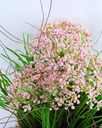 Artificial Flower 26*22*27CM Succulent in basket GS-30319006+P