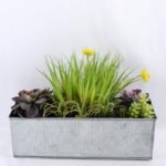 Artificial Flower 29.5*15.5*22CM Succulent in metal pot GS-30319009+P
