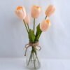 Artificial Flower 23*24*44CM TULIP*6 IN GLASS POT WITH FAKE WATER GS-52719029-C1