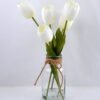 Artificial Flower 23*24*44CM TULIP*6 IN GLASS POT WITH FAKE WATER GS-52719029-W1 1 Artificial Flower 23*24*44CM TULIP*6 IN GLASS POT WITH FAKE WATER GS-52719029-W1