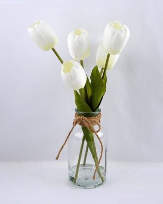 Artificial Flower 23*24*44CM TULIP*6 IN GLASS POT WITH FAKE WATER GS-52719029-W1 Potted Flowers&Plants YeahFlower is one of Chinese leading OEM manufacturers and exporters , supplying the silk flowers, wholesale artificial trees Artificial Flower 23*24*44CM TULIP*6 IN GLASS POT WITH FAKE WATER GS-52719029-W1