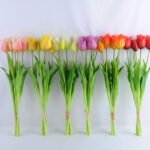 Artificial Flower 17*46CM Tulip Bush*5 GS-41519001-O1
