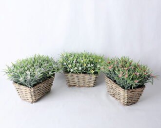Artificial Flower 24*20*16CM Wild Flowers In Basket GS-06919053-R1