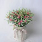 Artificial Flower 17*17*17CM Wild Flowers In Ceramic Pot GS-06919037-R1