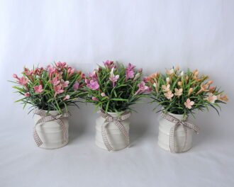 Artificial Flower 16*16*16CM Wild Flowers In Ceramic Pot GS-06919038-C1 Potted Flowers&Plants YeahFlower is one of Chinese leading OEM manufacturers and exporters , supplying the silk flowers, wholesale artificial trees Artificial Flower 16*16*16CM Wild Flowers In Ceramic Pot GS-06919038-C1