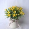 Artificial Flower 16*18*16CM Wild Flowers In Ceramic Pot GS-06919039-Y1