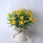 Artificial Flower 16*18*16CM Wild Flowers In Ceramic Pot GS-06919039-Y1