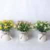 Artificial Flower 16*18*16CM Wild Flowers In Ceramic Pot GS-06919039-Y1
