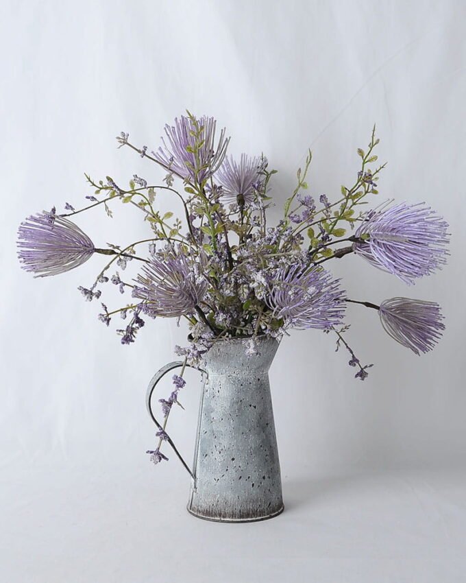 Artificial Flower 33*33*40cm Wild flower in metal pot GS-03319264