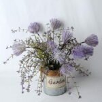 Artificial Flower 40*40*37cm  Wild flower in metal pot GS-03319265
