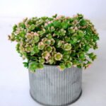 Artificial Flower 11*11*12cm mini flower in metal pot GS-03319261